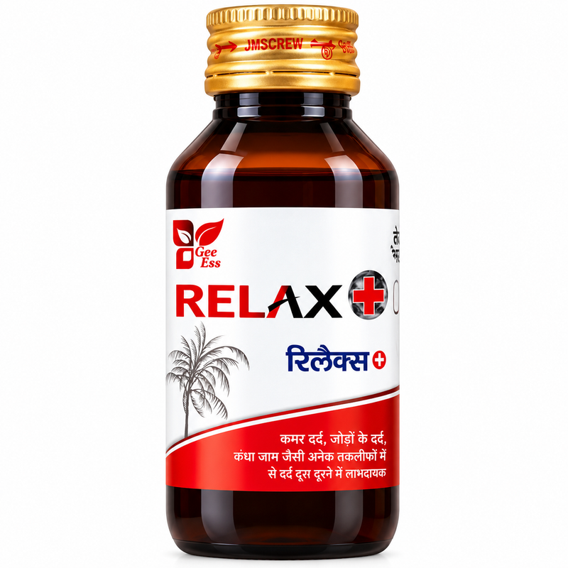 Relax Oil – Advanced Ayurvedic Pain Relief & Muscle Relaxation